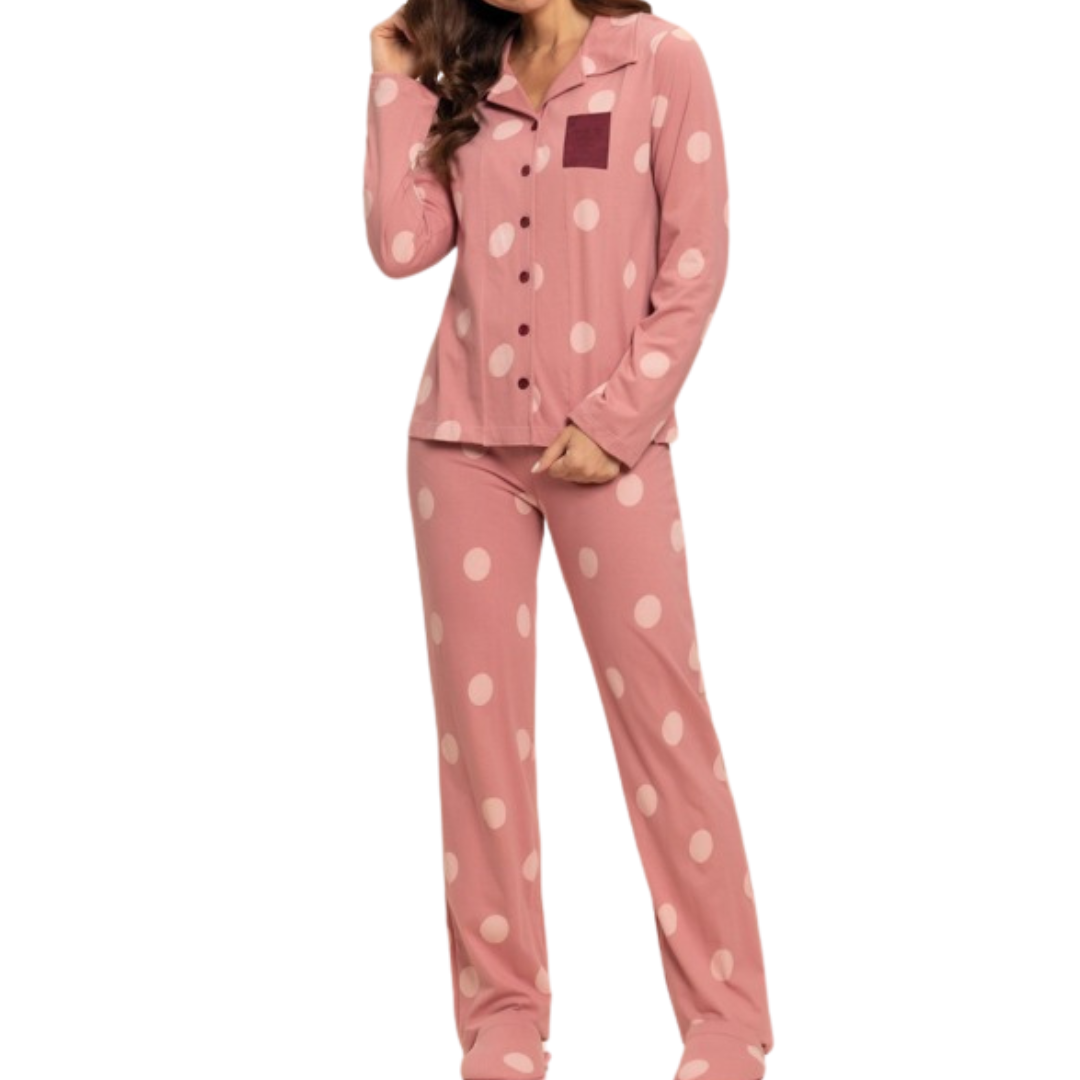 Pijama Longo Estilo Americano