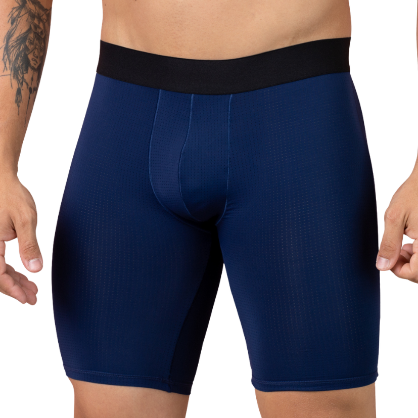 Cueca boxer comprida em aerodry