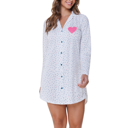 Camisola manga longa com botões