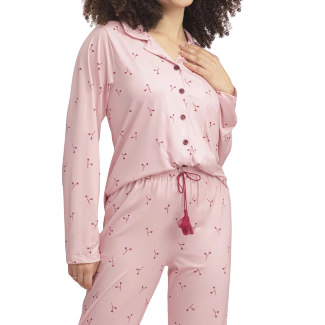 Pijama Longo Estilo Americano