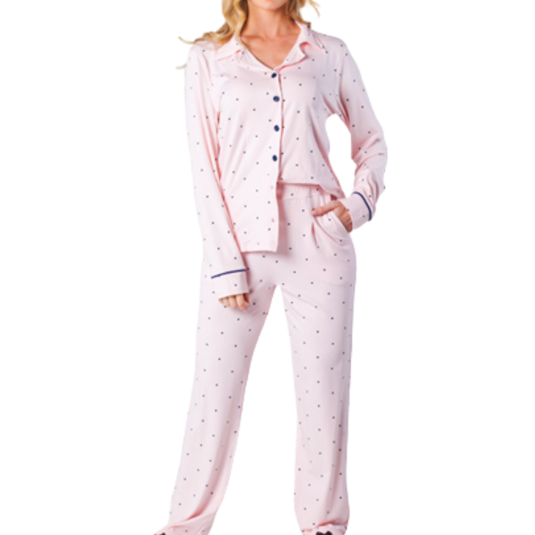 Pijama Longo Estilo Americano