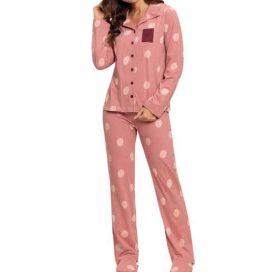 Pijama Longo Estilo Americano
